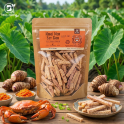 Khoai môn sấy giòn tẩm trứng cua